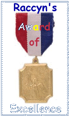Raccyn's Award of Excellence