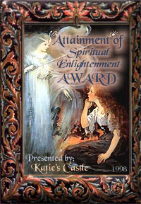 Katie's Castle Spiritual Enlightment Award