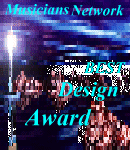 Musicians Network's Excellent Website Award