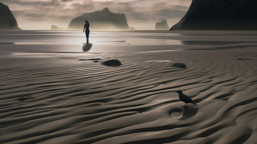 Holywell_Bay_Sand_Marks_2