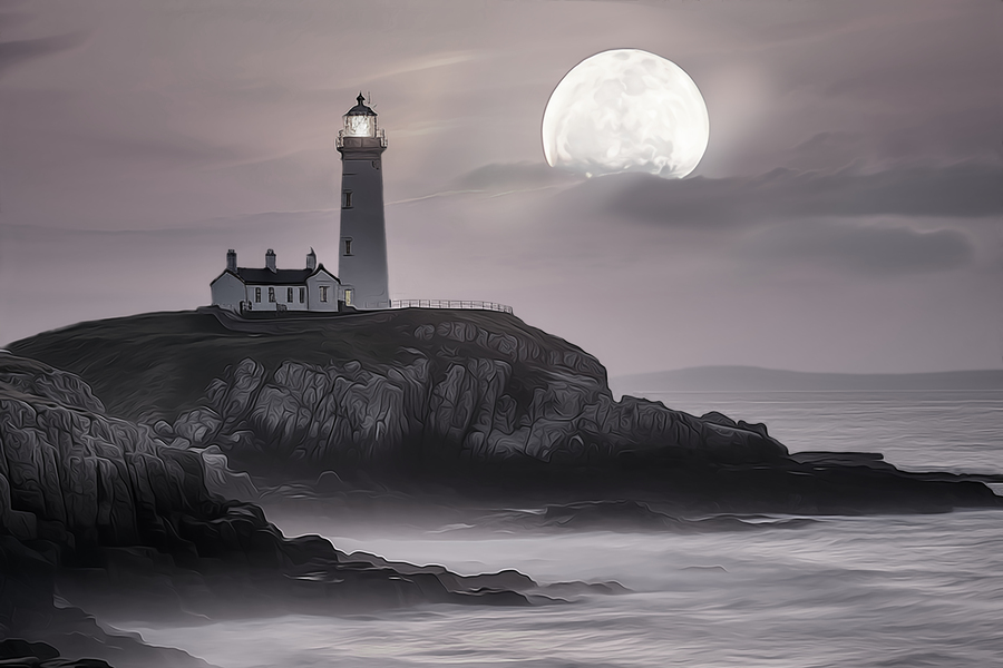 Super_Moon_Godrevy_I